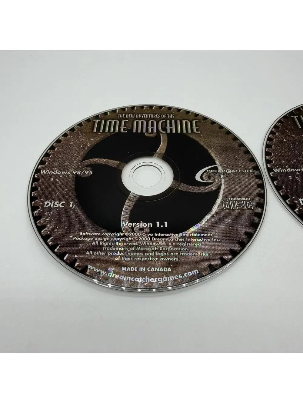The New Adventures of the Time Machine (2000) - PC CD-ROM Video Game Disc Only